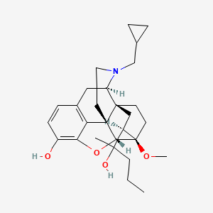 molecular formula C28H39NO4 B608795 N-(Cyclopropylmethyl)-19-n-propyldihydronororvinol CAS No. 16524-73-5