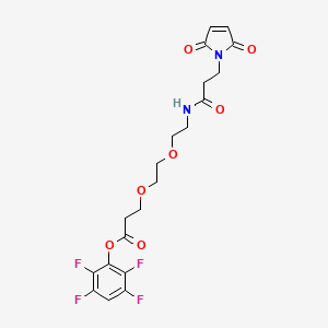 molecular formula C20H20F4N2O7 B608808 Mal-amido-PEG2-TFP ester 