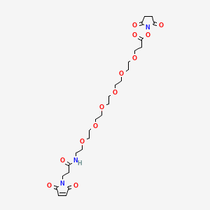 molecular formula C26H39N3O13 B608815 Mal-amido-PEG6-NHS 