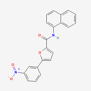 molecular formula C21H14N2O4 B6088201 N-naphthalen-1-yl-5-(3-nitrophenyl)furan-2-carboxamide 