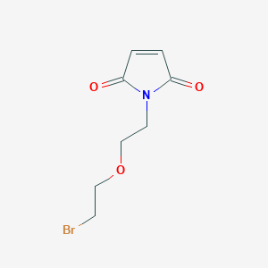 molecular formula C8H10BrNO3 B608826 Mal-PEG1-Bromide 