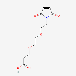 molecular formula C11H15NO6 B608830 Mal-PEG2-acid CAS No. 1374666-32-6