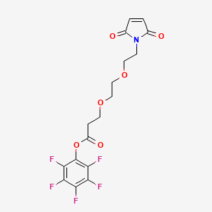molecular formula C17H14F5NO6 B608833 Mal-PEG2-PFP 