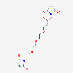 molecular formula C17H22N2O9 B608837 Mal-PEG3-NHS ester 