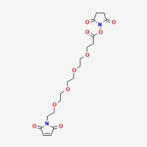 molecular formula C19H26N2O10 B608840 Mal-PEG4-NHS ester 