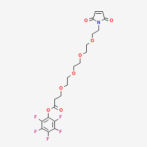 molecular formula C21H22F5NO8 B608841 Mal-PEG4-PFP CAS No. 1415800-42-8