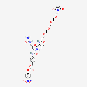 molecular formula C40H53N7O15 B608844 Mal-PEG4-Val-Cit-PAB-PNP CAS No. 2112738-09-5