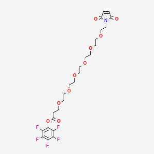 molecular formula C25H30F5NO10 B608850 Mal-PEG6-PFP CAS No. 1599486-33-5
