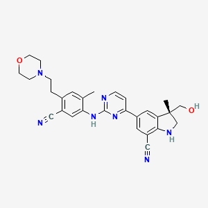 molecular formula C29H31N7O2 B608859 Map3K14-IN-173 CAS No. 2113617-02-8