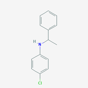 molecular formula C14H14ClN B060886 4-chloro-N-(1-phenylethyl)aniline CAS No. 192057-95-7