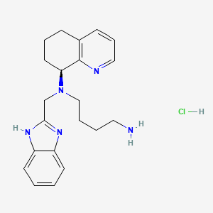 molecular formula C21H30Cl3N5 B608863 AMD-070 hydrochloride CAS No. 880549-30-4