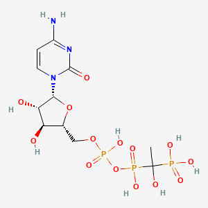 molecular formula C11H20N3O14P3 B608870 Mbc-11 CAS No. 332863-86-2
