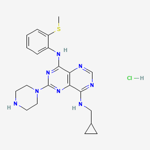 molecular formula C21H27ClN8S B608896 KHK-IN-1 hydrochloride 