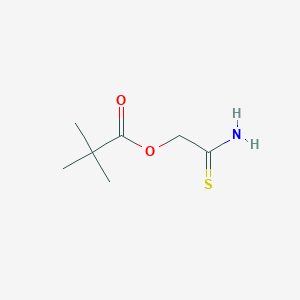 molecular formula C7H13NO2S B060890 2-Amino-2-thioxoethyl pivalate CAS No. 175204-79-2