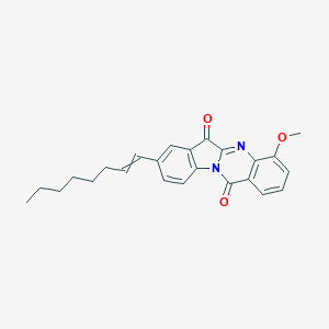 4-Methoxy-8-oct-1-enylindolo[2,1-b]quinazoline-6,12-dione