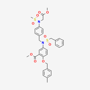 molecular formula C34H36N2O9S2 B608913 Ptp1B-IN-2 CAS No. 1919853-46-5