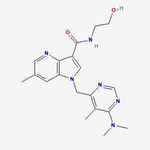 molecular formula C19H24N6O2 B608917 DprE1-IN-2 