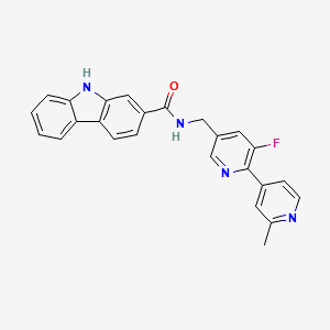 molecular formula C25H19FN4O B608921 Porcupine-IN-1 CAS No. 2036044-77-4