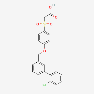 molecular formula C21H17ClO5S B608932 FAA1 agonist-1 CAS No. 2102196-57-4