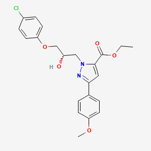 molecular formula C22H23ClN2O5 B608940 (+)-Secoisolariciresinol 