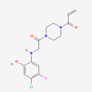 molecular formula C15H17ClIN3O3 B608942 K-Ras(G12C) inhibitor 12 CAS No. 1469337-95-8