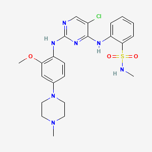 molecular formula C23H28ClN7O3S B608945 ALK 抑制剂 2 CAS No. 761438-38-4