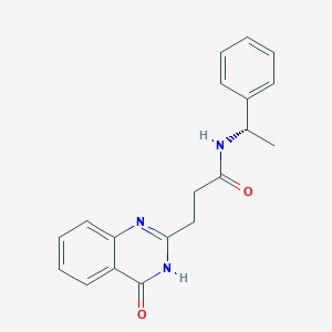 3-(4-Oxo-3,4-Dihydroquinazolin-2-Yl)-N-[(1s)-1-Phenylethyl]propanamide
