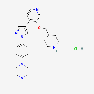 molecular formula C25H33ClN6O B608966 MELK-8a hydrochloride 