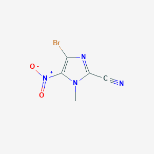 4-Bromo-1-methyl-5-nitro-1H-imidazole-2-carbonitrile