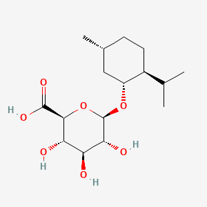 molecular formula C16H28O7 B608970 l-Menthol Glucuronide CAS No. 79466-08-3