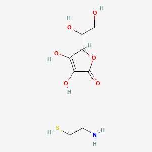 molecular formula C8H15NO6S B608972 Mercamine ascorbate CAS No. 16031-82-6