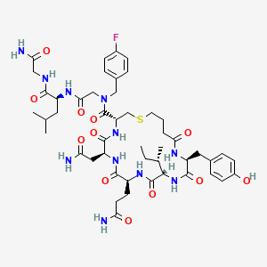 molecular formula C48H68FN11O12S B608973 Merotocin CAS No. 1190083-57-8