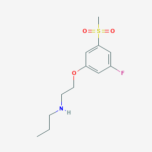 molecular formula C12H18FNO3S B608974 Mesdopetam CAS No. 1403894-72-3