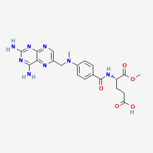 molecular formula C21H24N8O5 B608980 Methotrexate 1-methyl ester CAS No. 66147-29-3