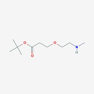 molecular formula C10H21NO3 B608982 Methylamino-PEG1-Boc 