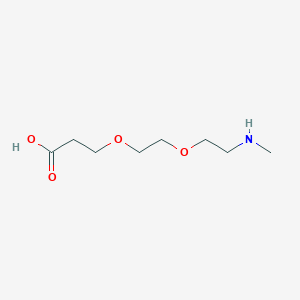 molecular formula C8H17NO4 B608983 甲基氨基-PEG2-酸 CAS No. 1807503-87-2