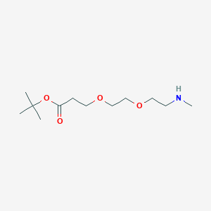 molecular formula C12H25NO4 B608984 Methylamino-PEG2-Boc 