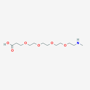 molecular formula C12H25NO6 B608986 甲基氨基-PEG4-酸 CAS No. 1283658-71-8