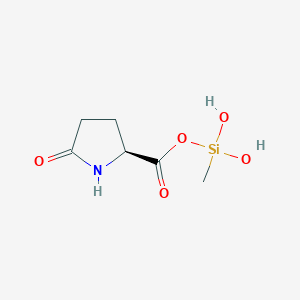 molecular formula C7H13NO5Si B608994 Methylsilanol PCA CAS No. 105883-41-8