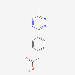 molecular formula C11H10N4O2 B608996 Methyltetrazine-acid CAS No. 1380500-88-8