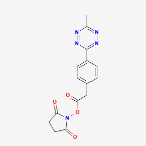 molecular formula C15H13N5O4 B608999 甲基四嗪-NHS 酯 CAS No. 1644644-96-1