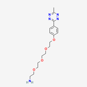 molecular formula C17H25N5O4 B609000 Methyltetrazine-PEG4-Amine CAS No. 1802908-05-9