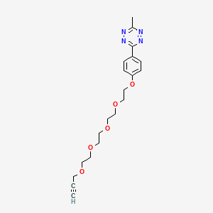 molecular formula C20H26N4O5 B609003 Methyltetrazine-PEG5-Alkyne CAS No. 1802907-97-6