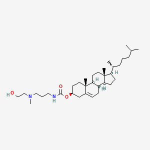 molecular formula C34H60N2O3 B609012 MHAPC-Chol CAS No. 1027801-74-6