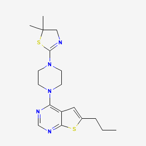 molecular formula C18H25N5S2 B609019 Menin-MLL inhibitor MI-2 CAS No. 1271738-62-5
