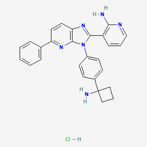 molecular formula C27H25ClN6 B609052 Miransertib HCl CAS No. 1313883-00-9