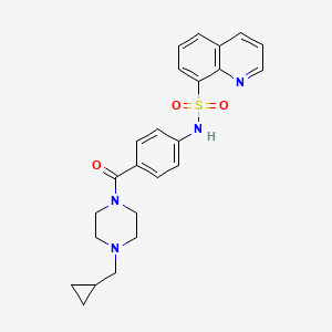 molecular formula C24H26N4O3S B609056 Pkr-IN-1 CAS No. 1260075-17-9