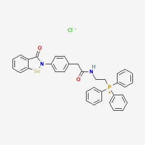 molecular formula C35H30ClN2O2PSe B609063 MitoEbselen-2 