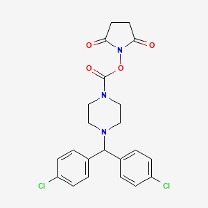 molecular formula C22H21Cl2N3O4 B609074 Mjn110 CAS No. 1438416-21-7