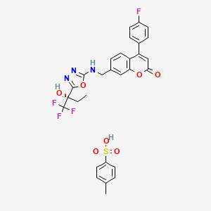 molecular formula C29H25F4N3O7S B609075 Setileuton tosylate CAS No. 1137737-87-1